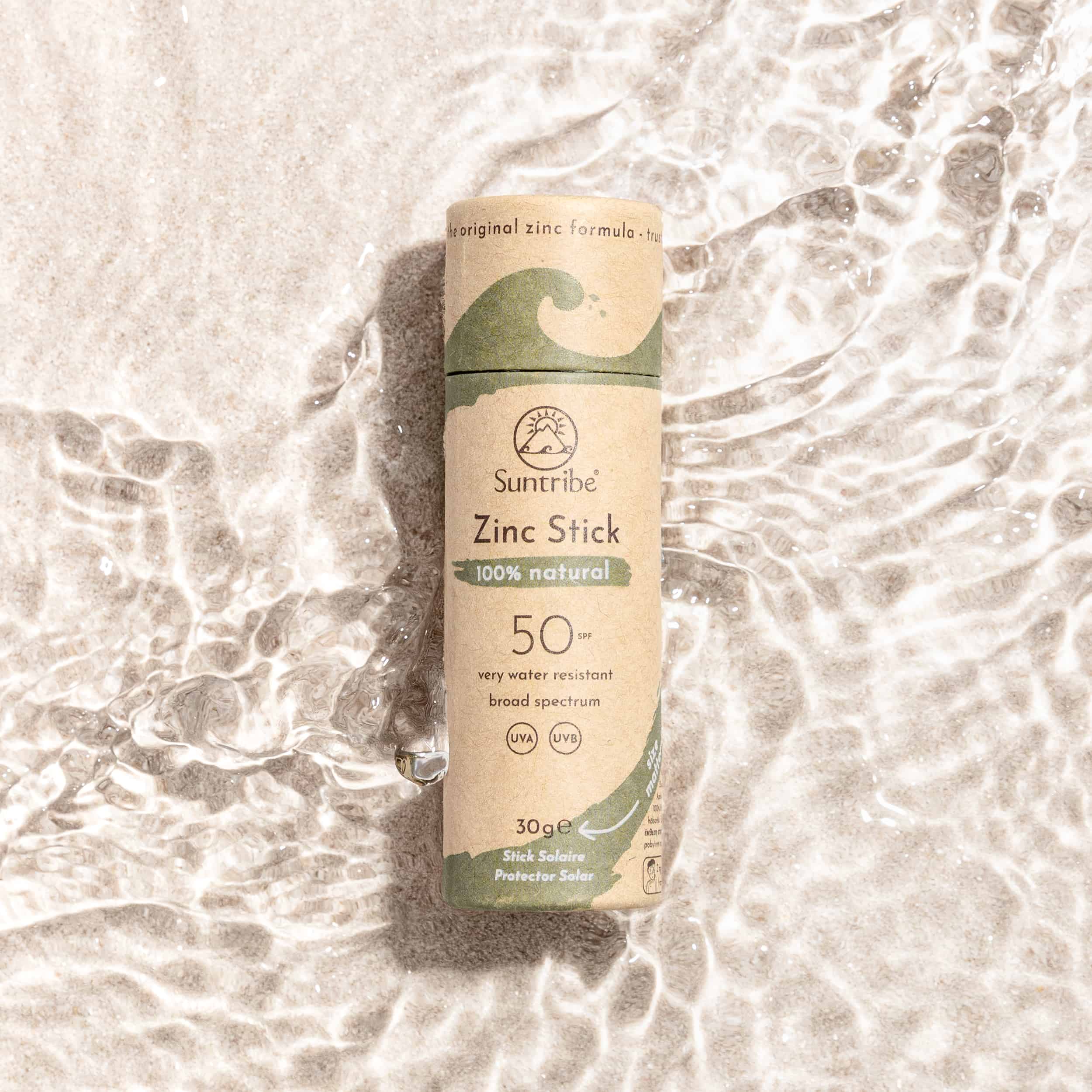 Suntribe Reef Safe Zinc Sun Stick - SPF 50 (Mint Green)