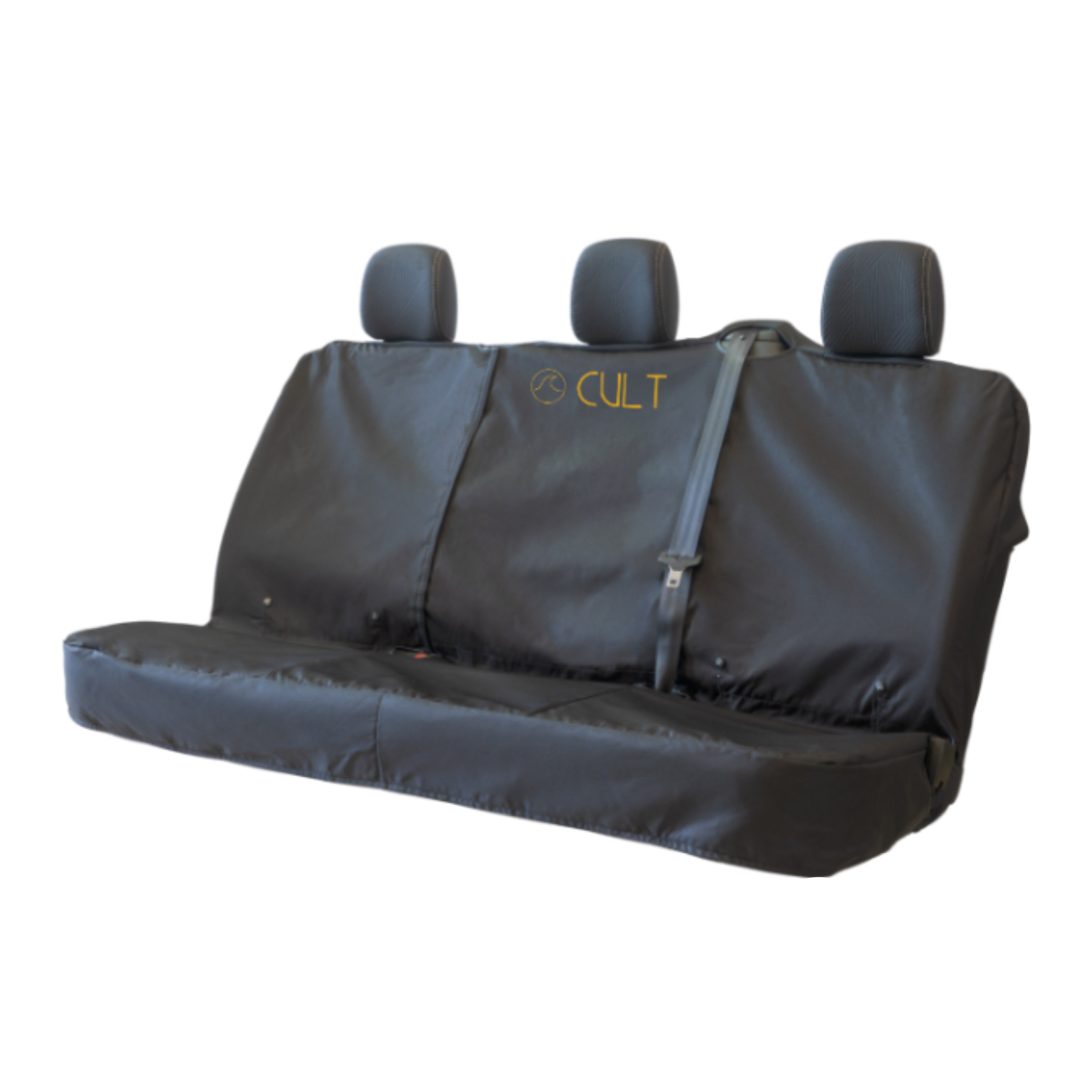 Cult Triple Waterproof Rear Seat Cover (Van) - Black | Seat Covers | Cult