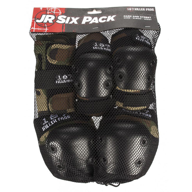 187 Killer Pads 6 Pack - Camo - Junior | Pads | 187 Killer