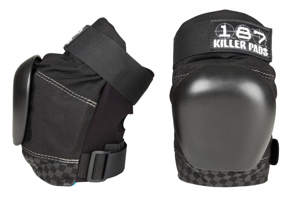 187 Killer Pads Pro Derby Knee - Black - Adult