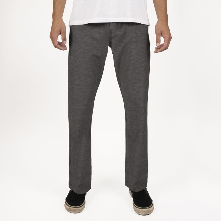 VIssla Hemp No See Ums Eco Elastic Pant - phantom