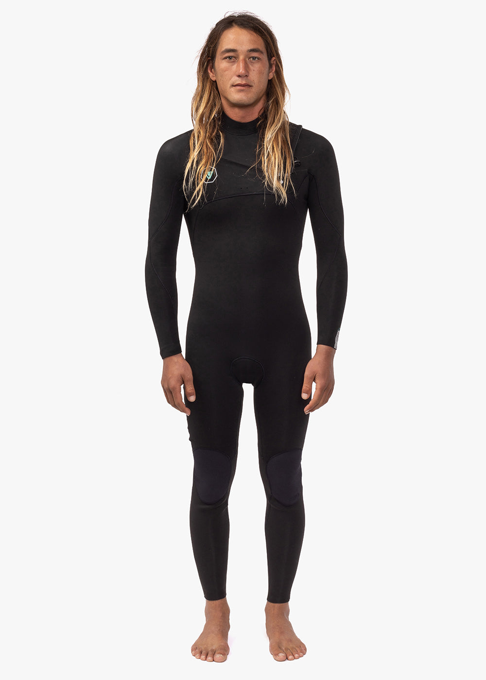 VIssla 7 Seas 5-4 Chest Zip Full Wetsuit - Black