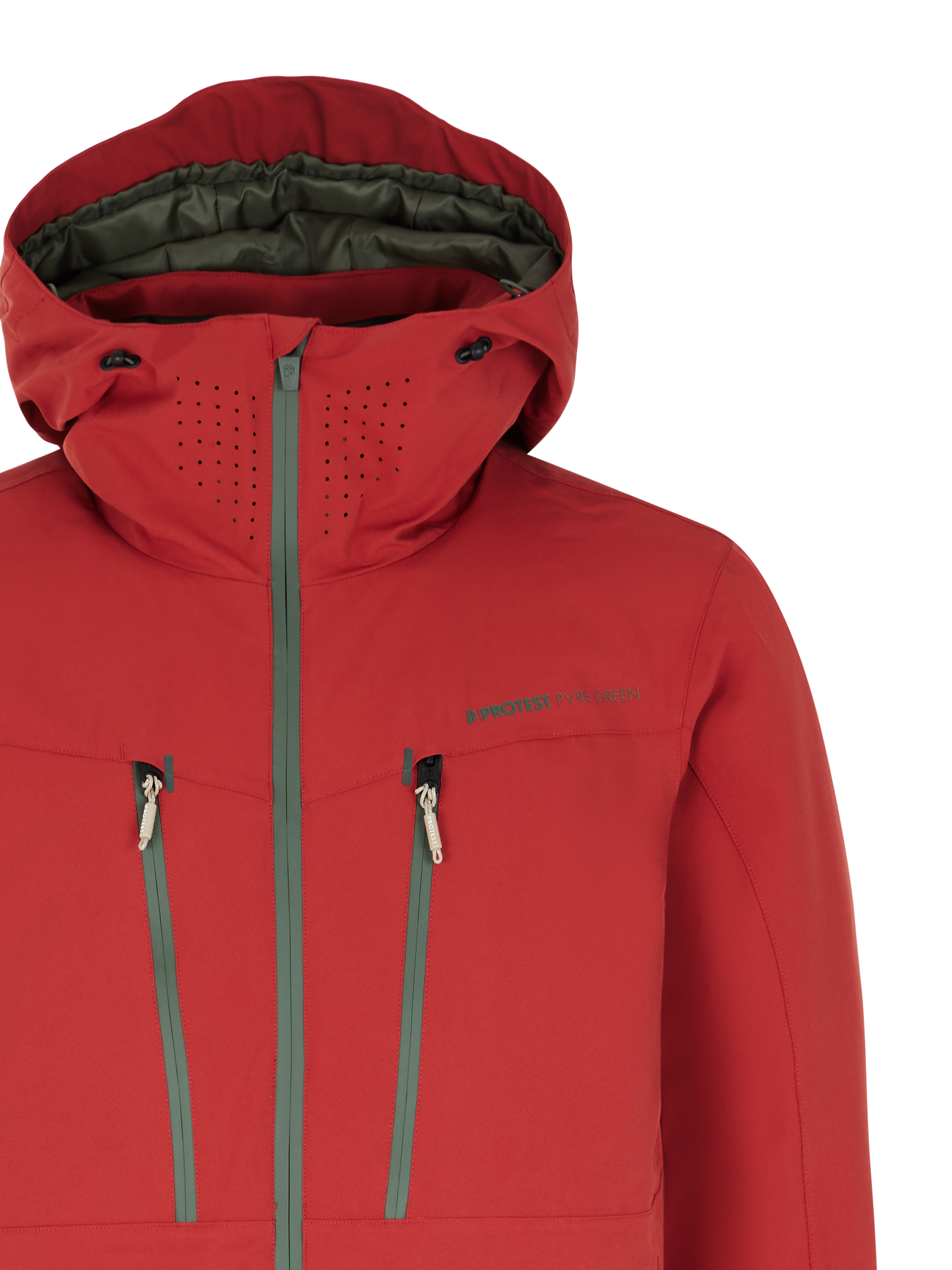 Protest Mens TIMOTHY snowjacket - Red