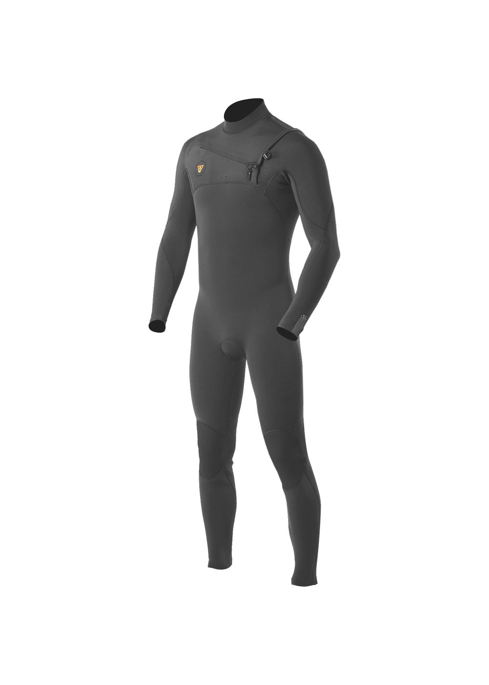 Vissla 7 Seas 4-3 Chest Zip Full Wetsuit - Charcoal