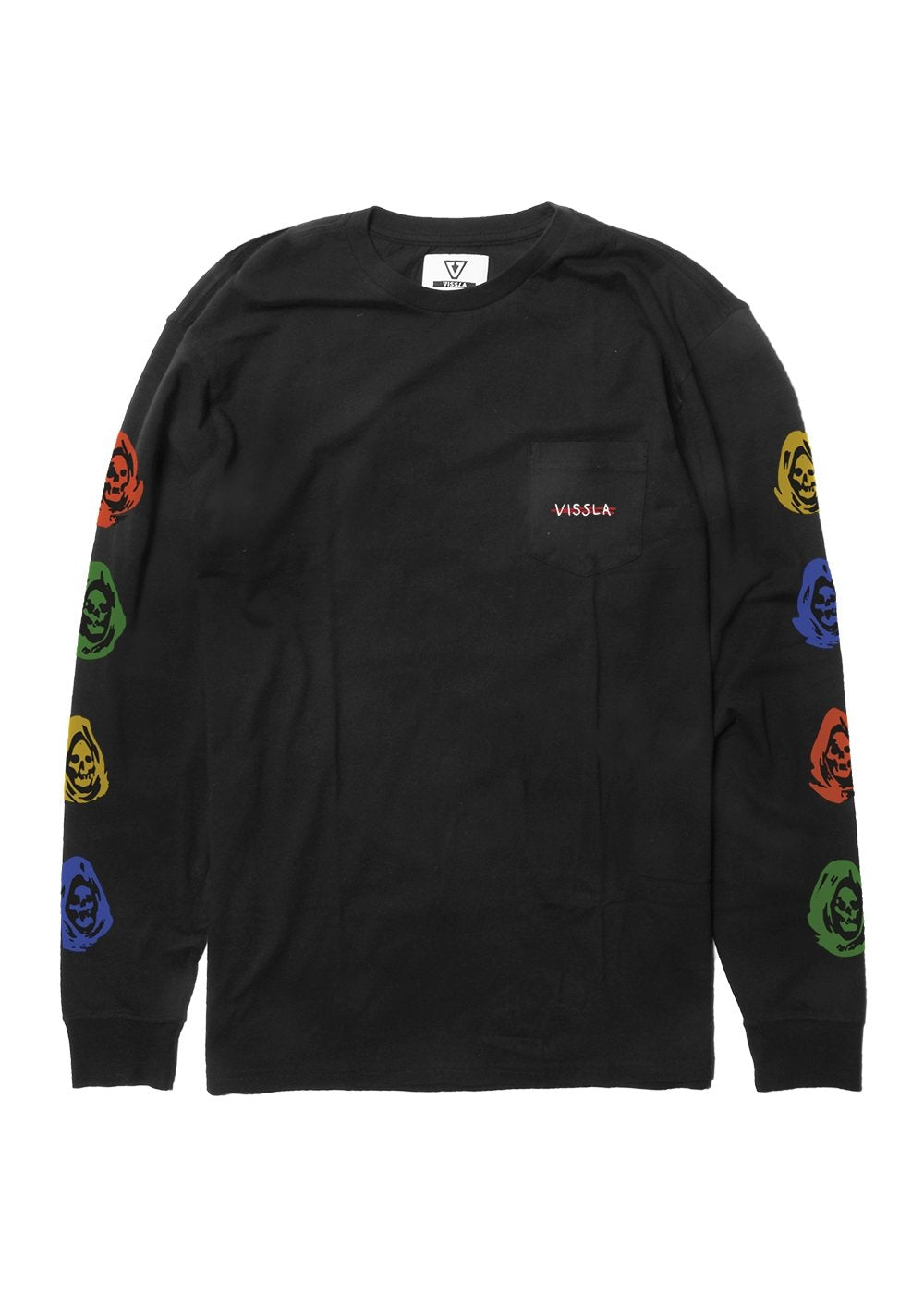 Vissla Lost Souls LS Pocket Tee - Black