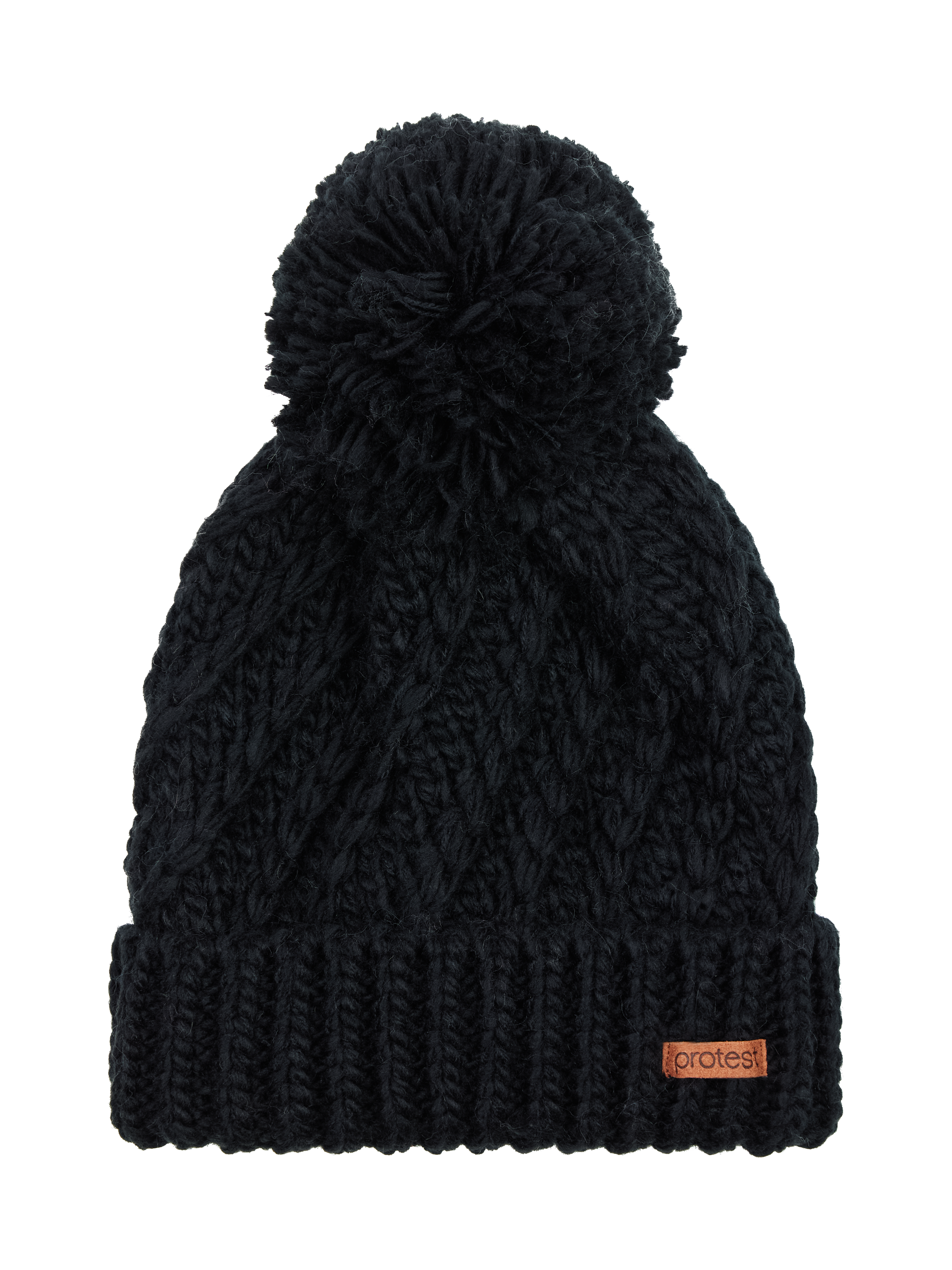 Protest Womens PAISLEY beanie - True Black