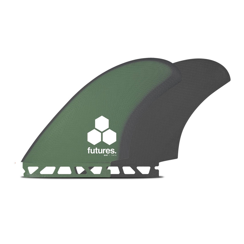 Futures Channel Islands BMT Britt Merrick Twin Fins - Green