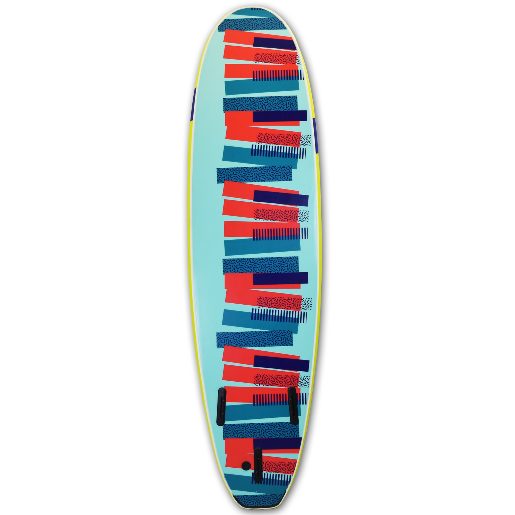 Mobyk 7'0 Classic Long Softboard - Electric Lemon