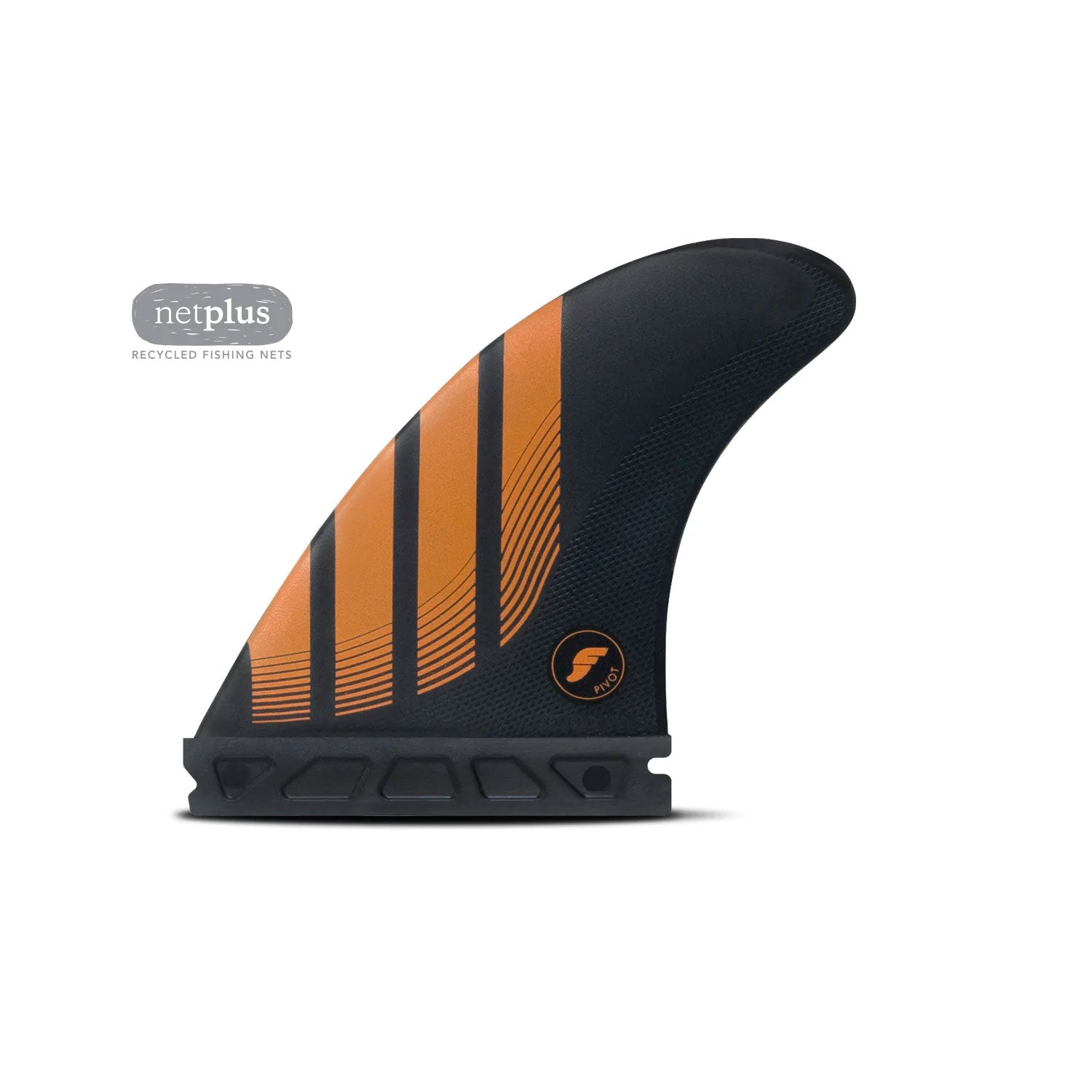 Futures P6 Alpha Thruster Fin Set Medium - Orange / Black