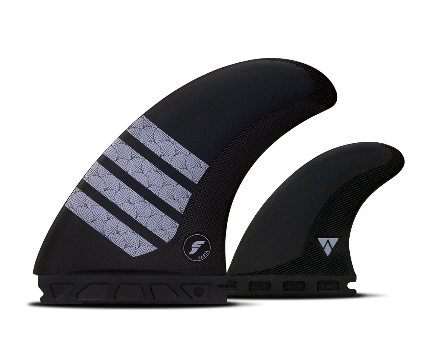 Futures Rasta 2+1 Alpha Fin Set - Black / Purple | Fins | Futures