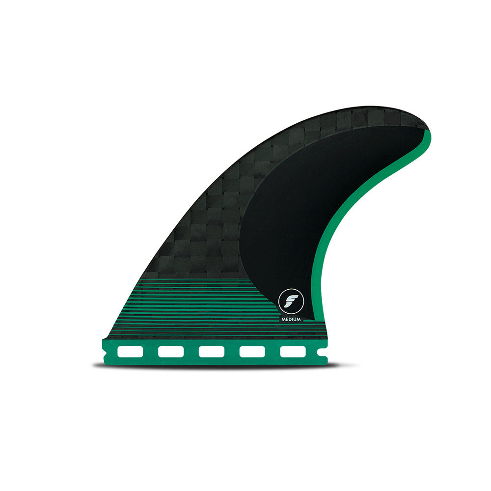 Futures F6 Blackstix Tri Fin Set Medium - Green / Black