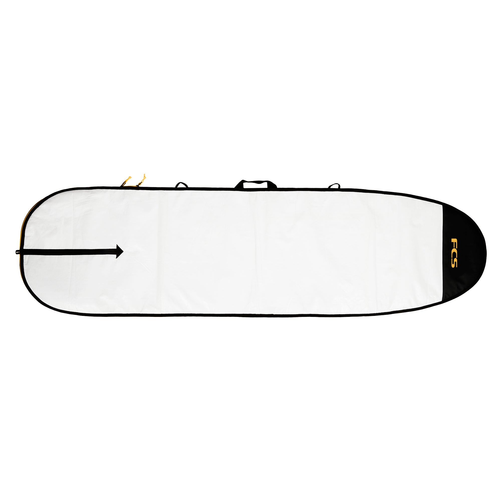 FCS Classic Fun Board Boardbag - Black / Mango