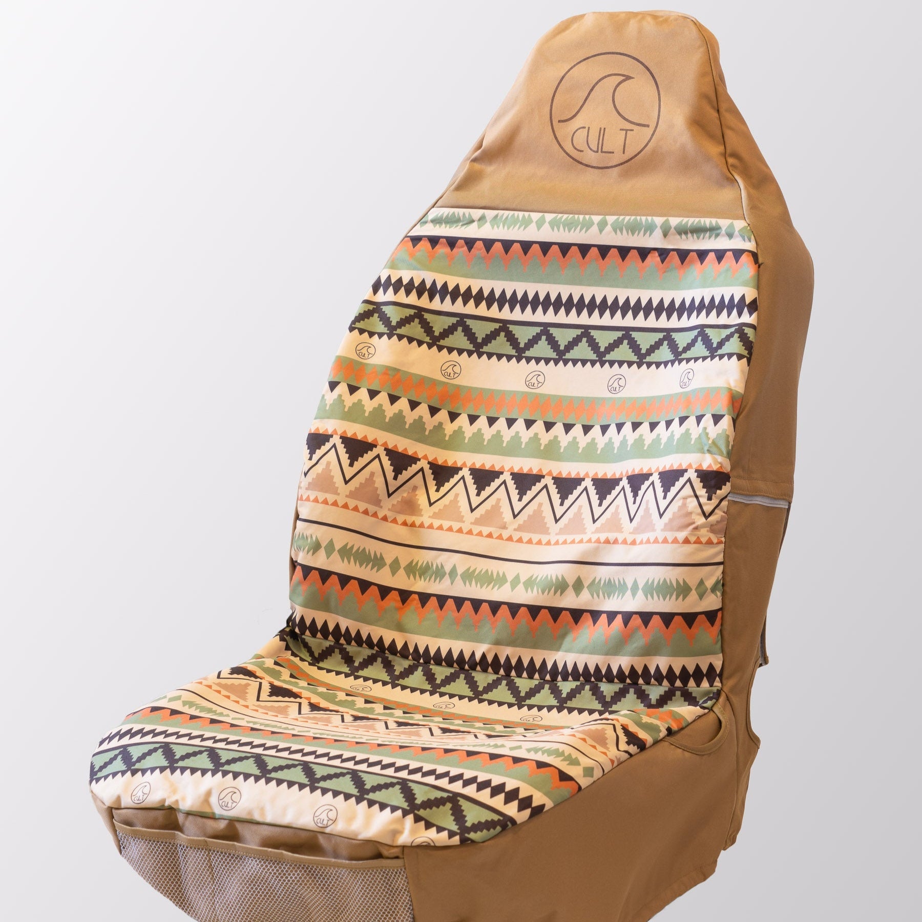 Cult Single Waterproof Seat Cover - Indi Brown | Seat Covers | Cult