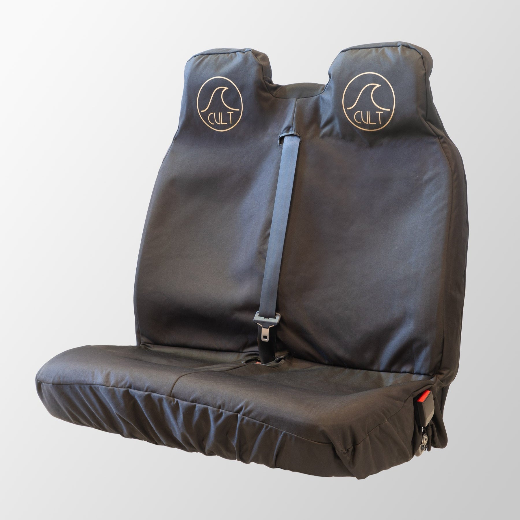 Cult Double Waterproof Seat Cover (Van) - Black | Seat Covers | Cult