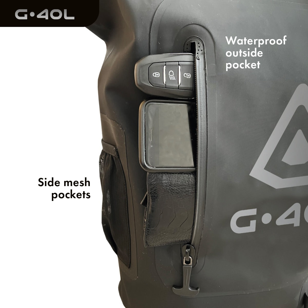 G.40L 100% Waterproof Surfing Backpack - Midnight