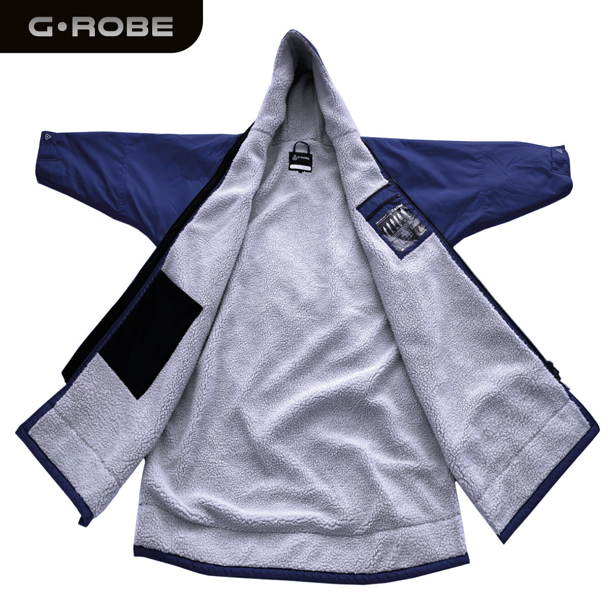 GUARD® G.ROBE – Adult Ultimate Outdoor Changing Robe - Marine Blue