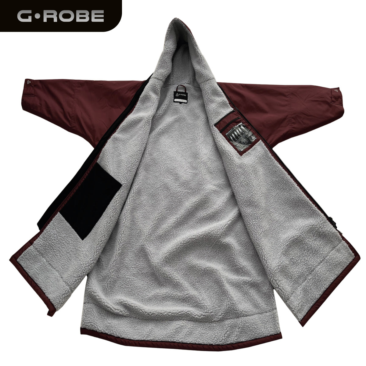 GUARD® G.ROBE – Adult Ultimate Outdoor Changing Robe - Maroon