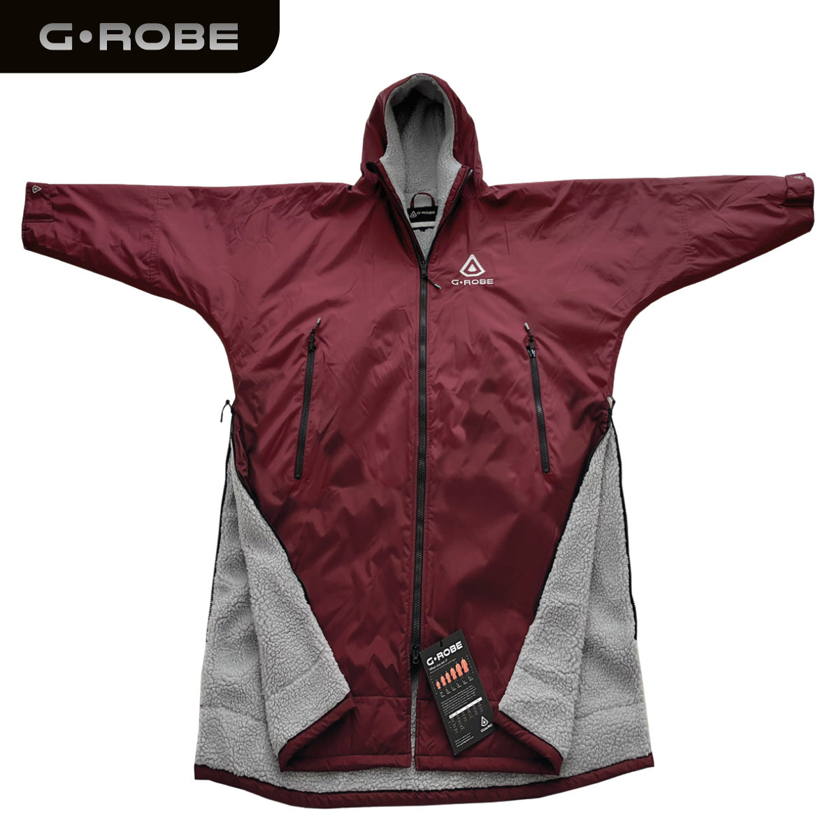 GUARD® G.ROBE – Adult Ultimate Outdoor Changing Robe - Maroon