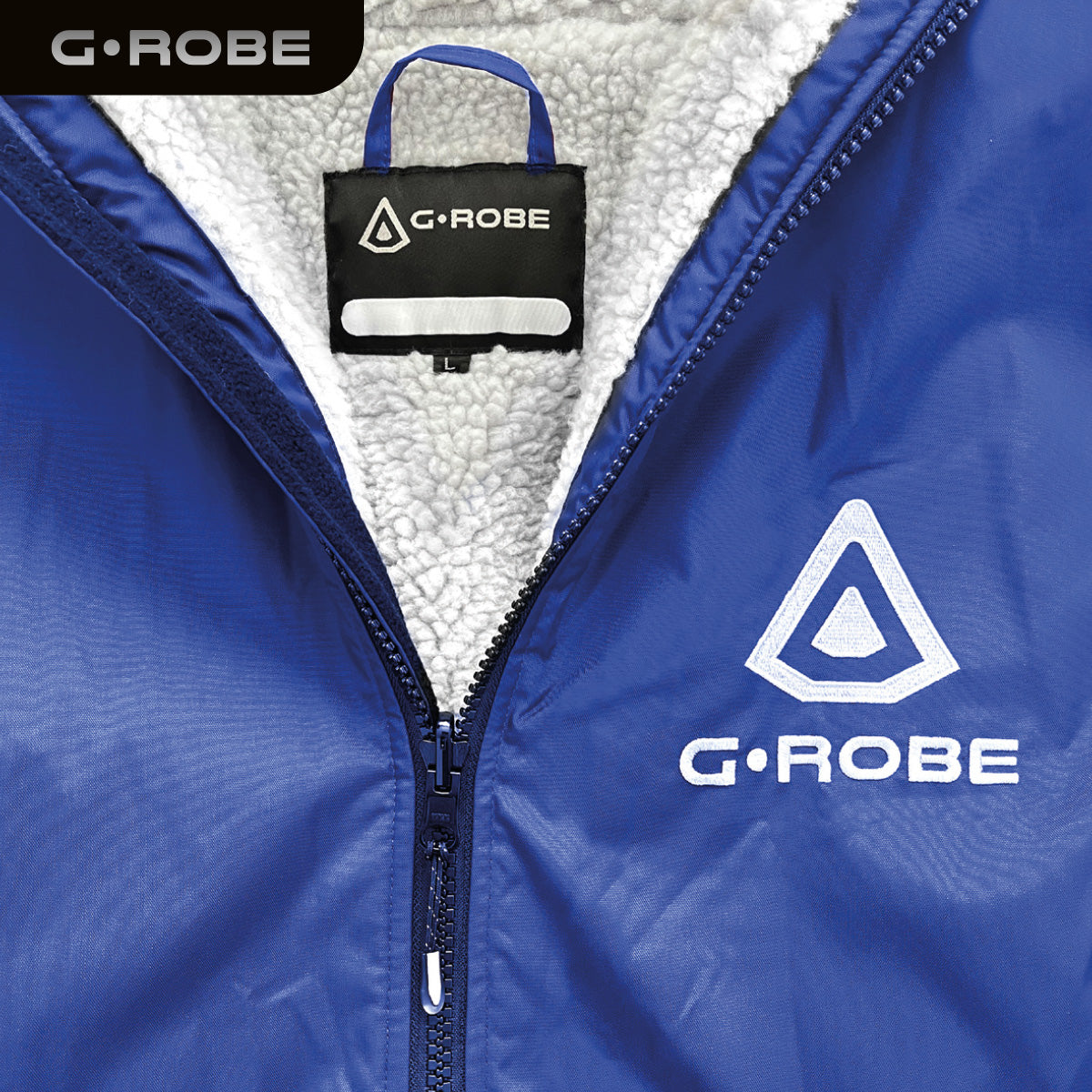 GUARD® G.ROBE – Adult Ultimate Outdoor Changing Robe - Marine Blue