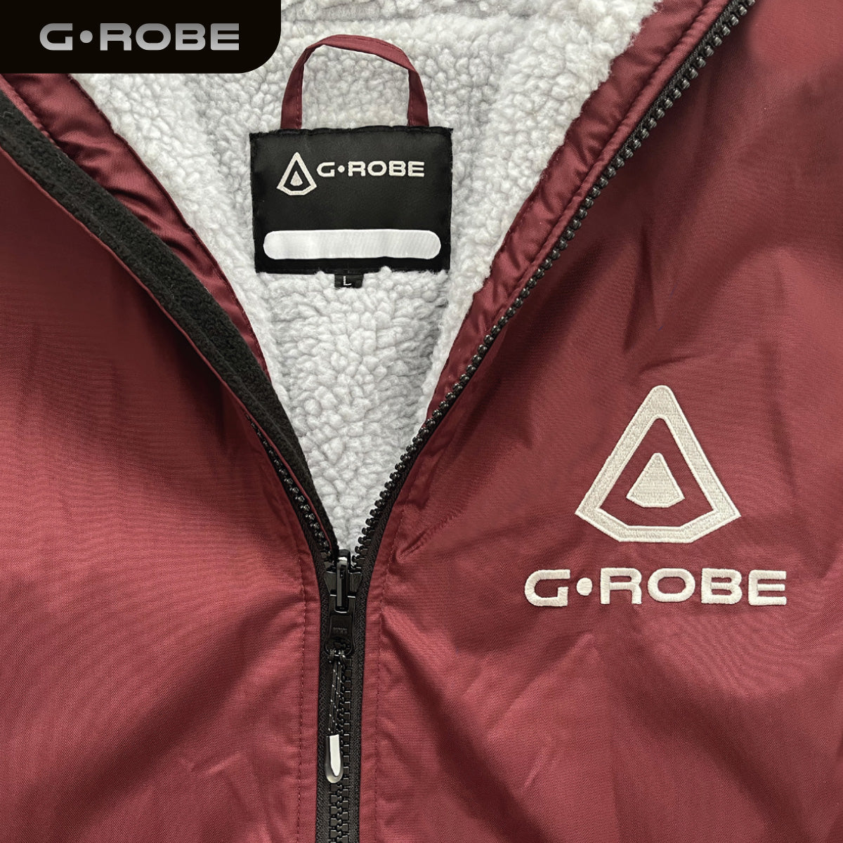 G.ROBE – Junior Ultimate Outdoor Changing Robe - Maroon Red