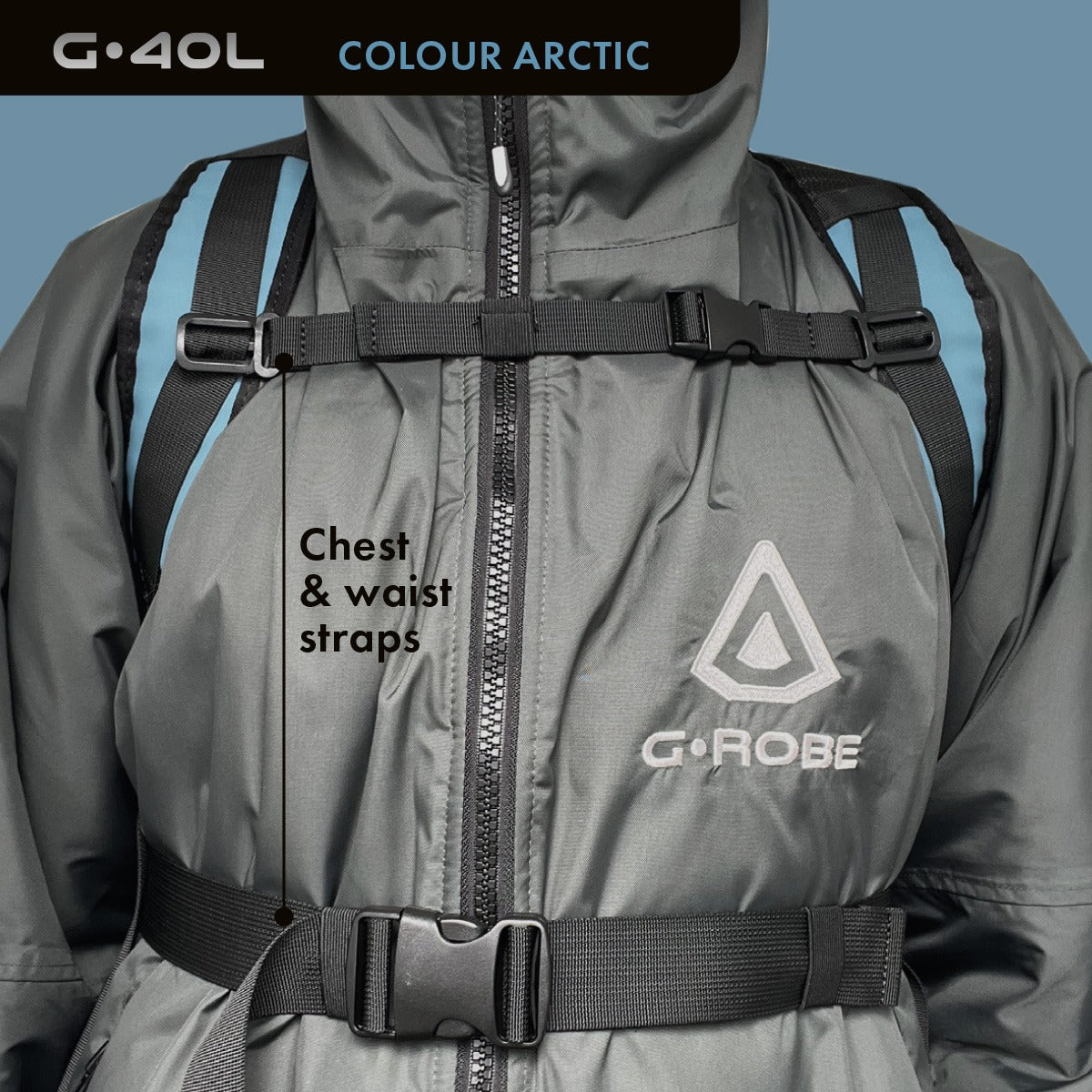 GUARD® G.40L 100% Waterproof Surfing Backpack - Arctic