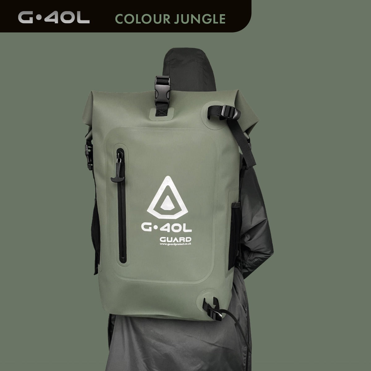 G.40L 100% Waterproof Surfing Backpack - Jungle