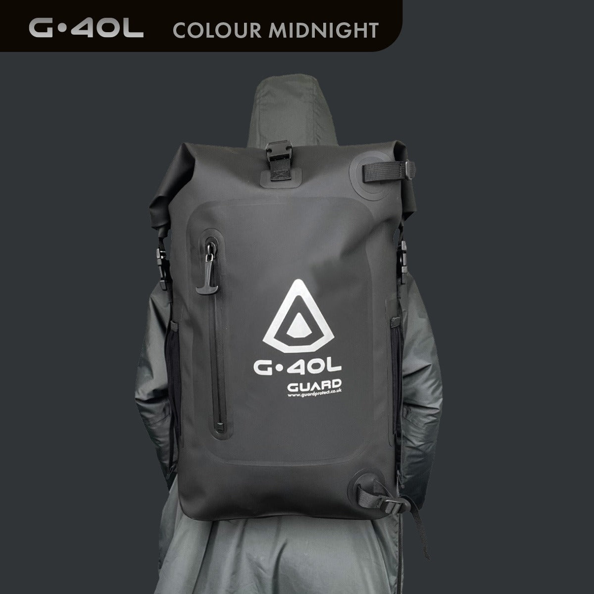 GUARD® G.40L 100% Waterproof Surfing Backpack - Midnight