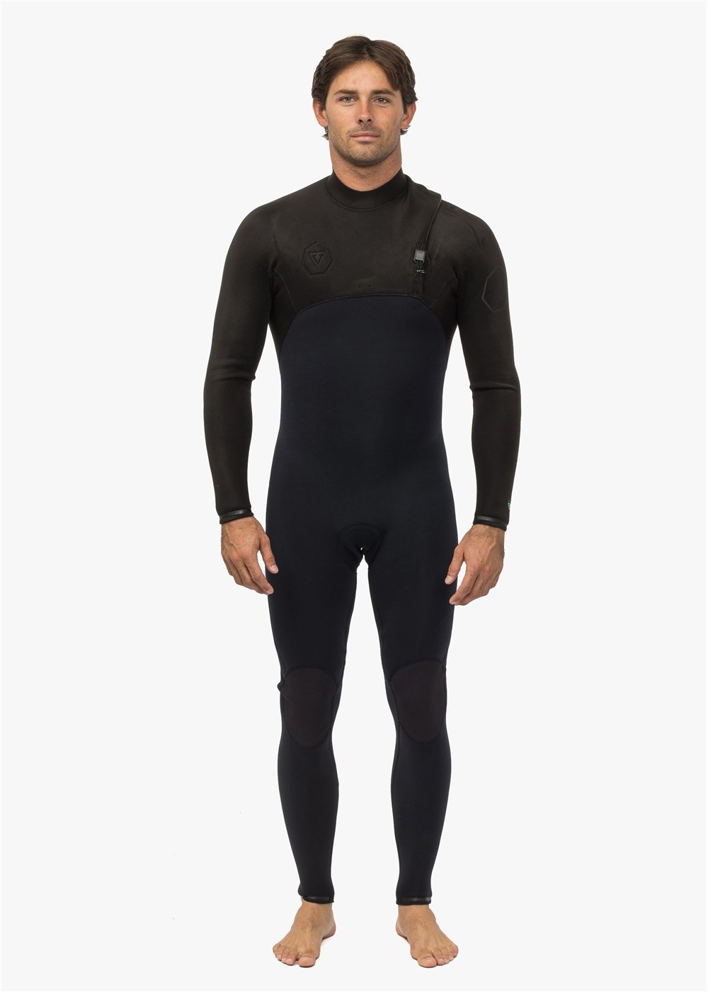 Vissla High Seas II 3-2 Zip Free Full Wetsuit - Stealth