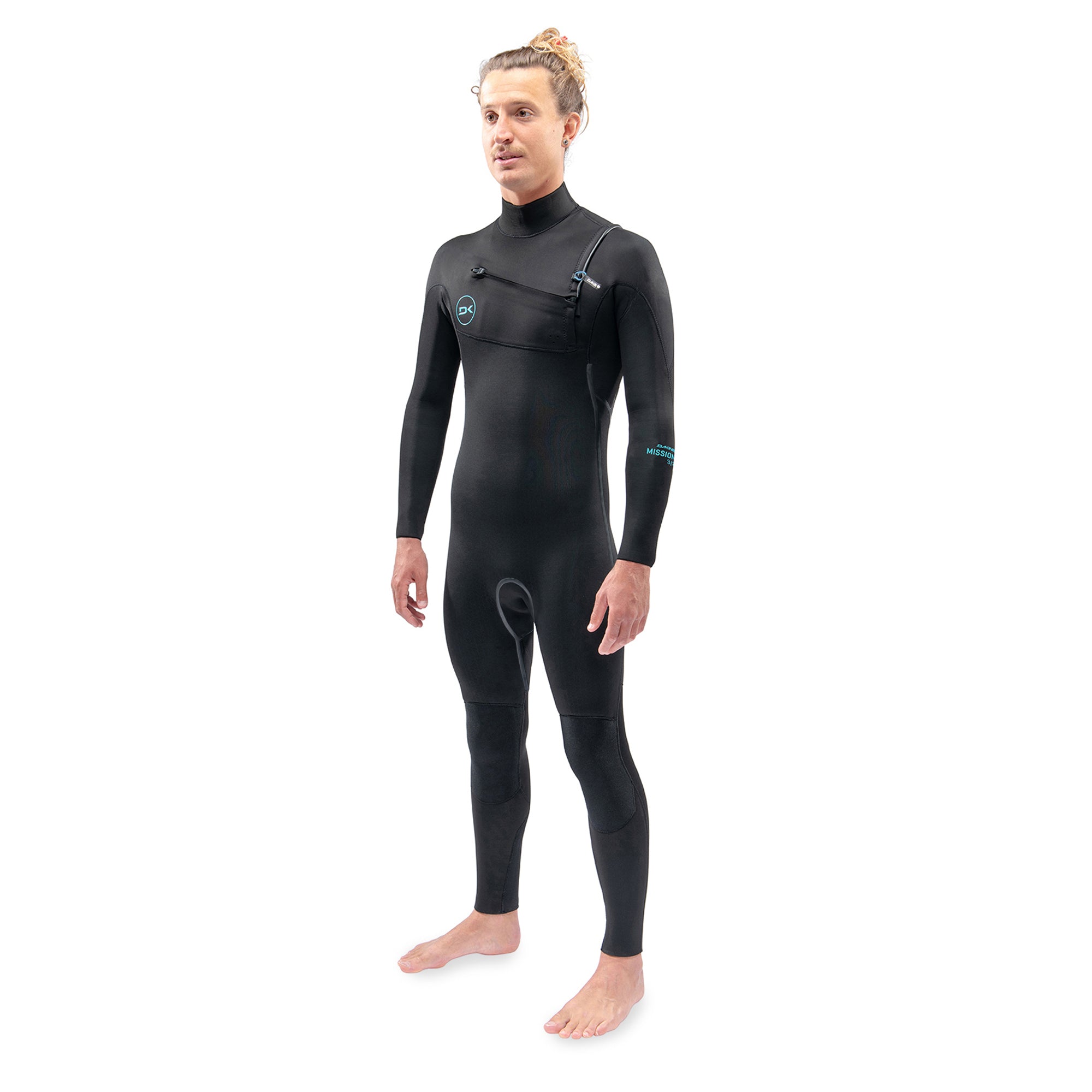 Dakine Mens Mission Chest Zip Full Suit 4/3 (Black)