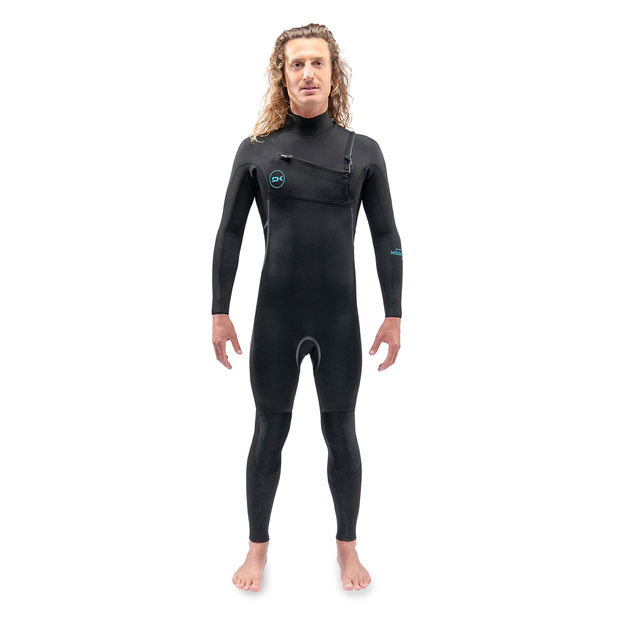 Dakine Mens Mission Chest Zip Full Suit 4/3 (Black)