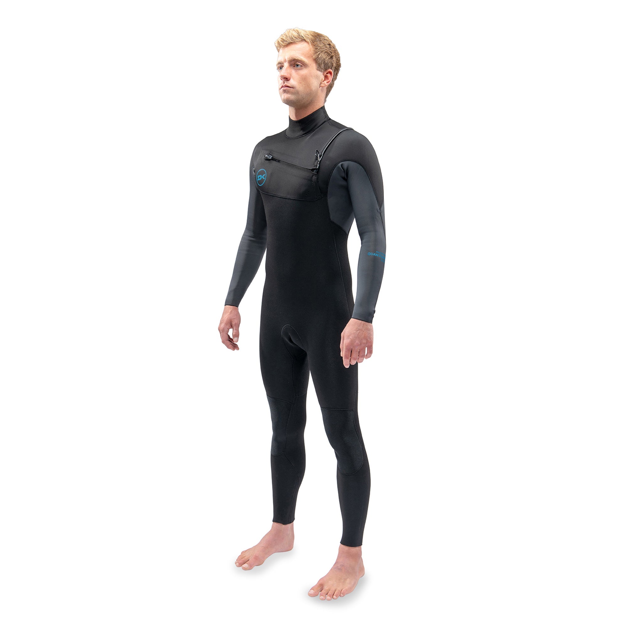 Dakine Mens Quantum Chest Zip Full Suit 3/2 (Black / Grey)