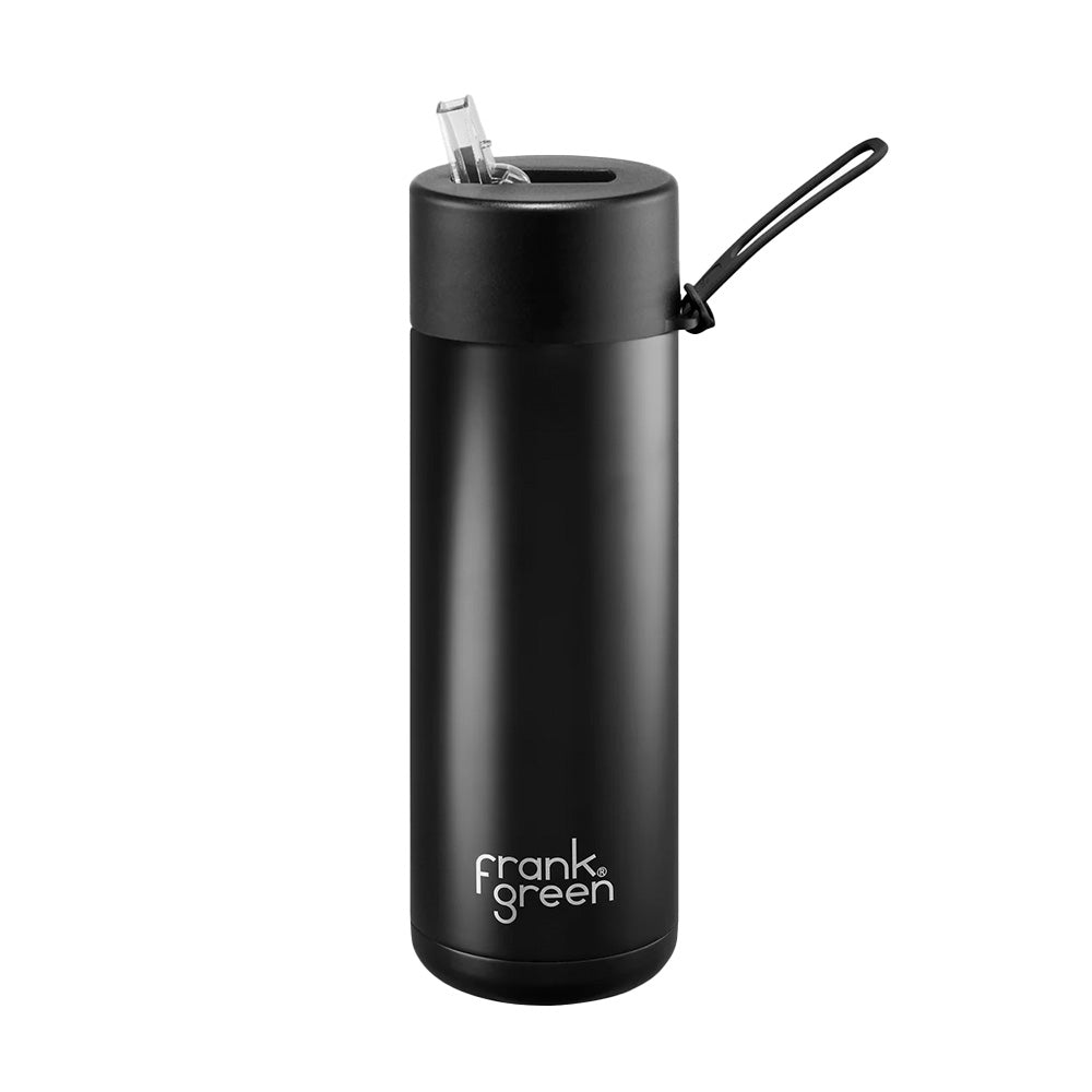 Frank Green Stainless Steel Ceramic Reusable Bottle 595ml - Midnight