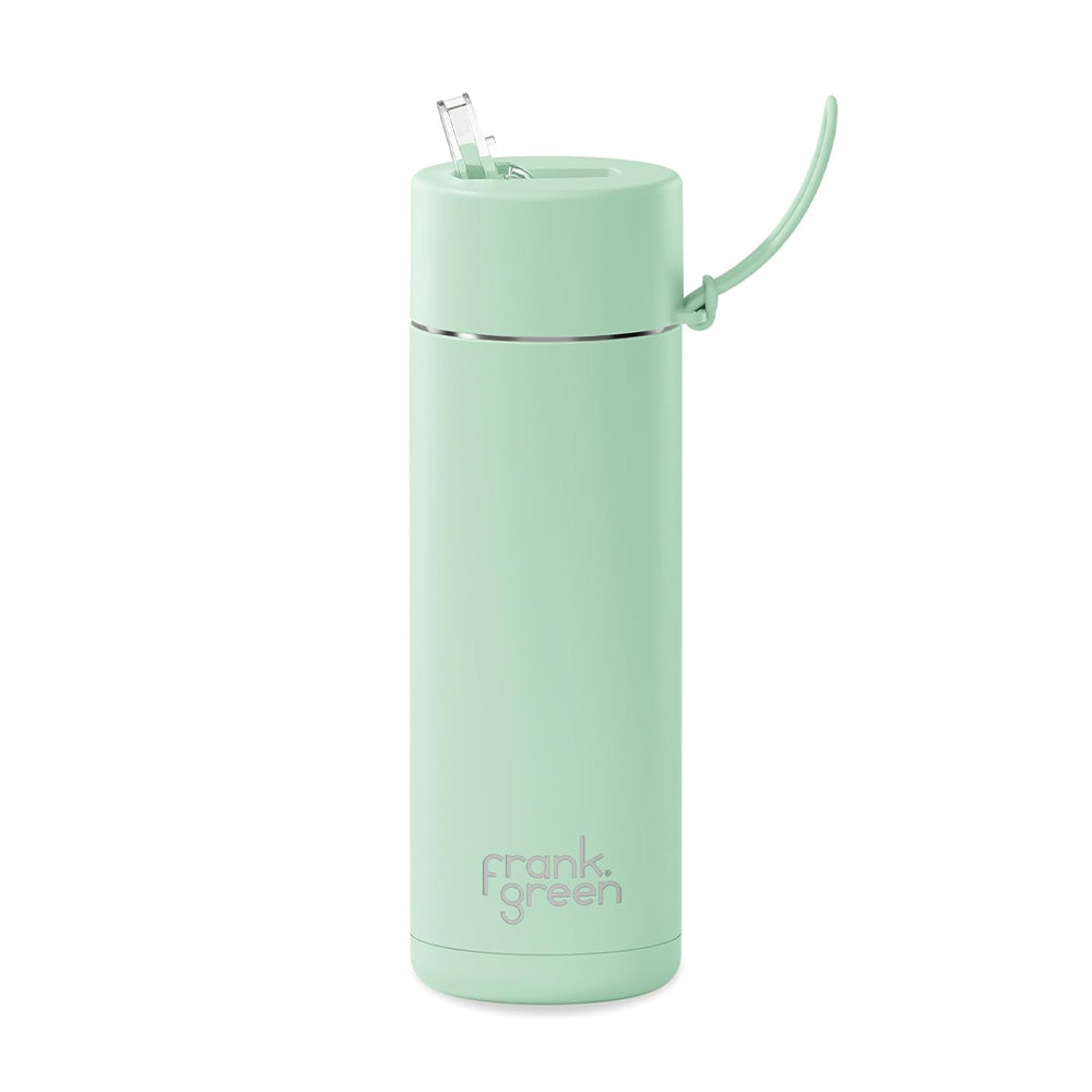 Frank Green Stainless Steel Ceramic Reusable Bottle 595ml - Mint