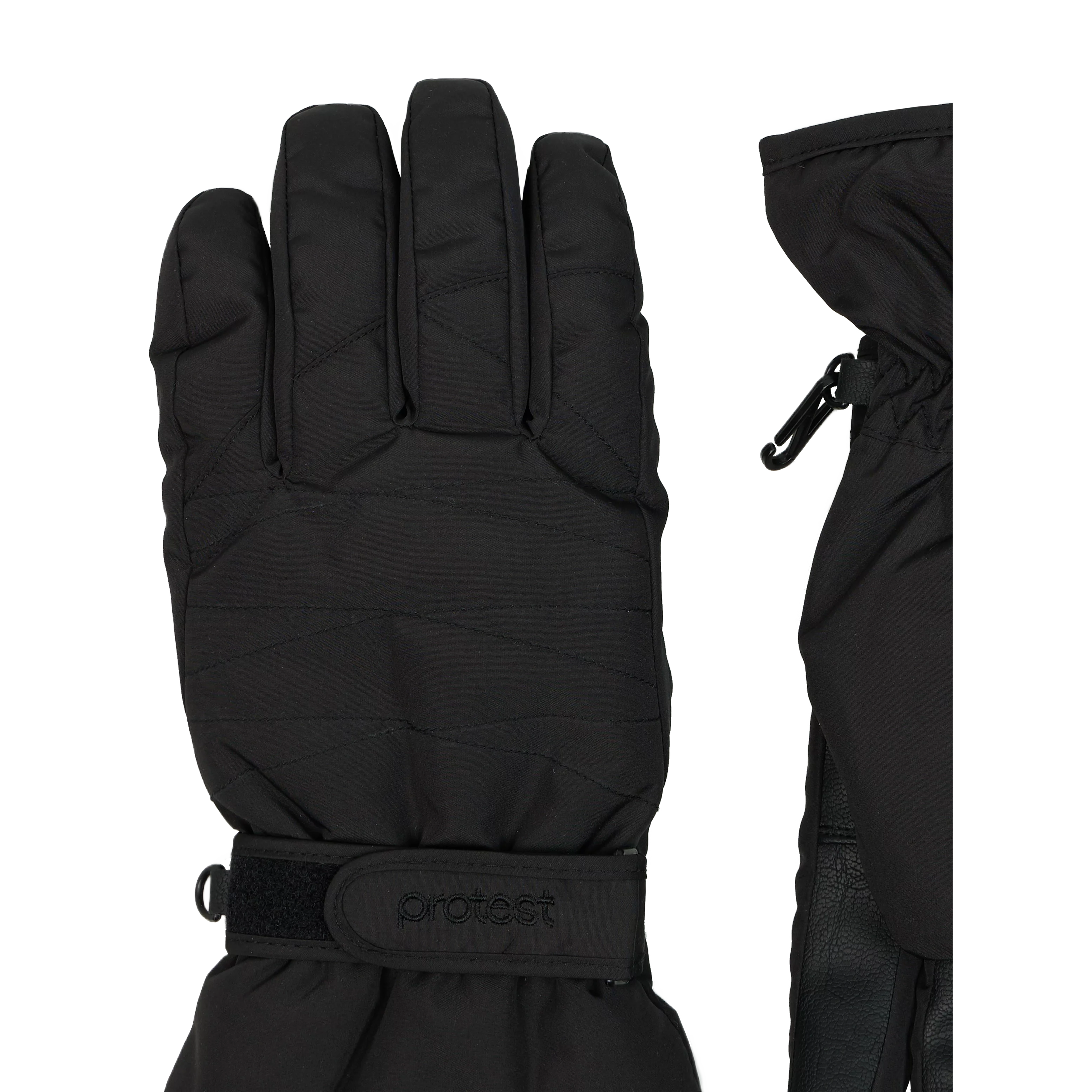 Protest Womens KAGURA gloves - True Black