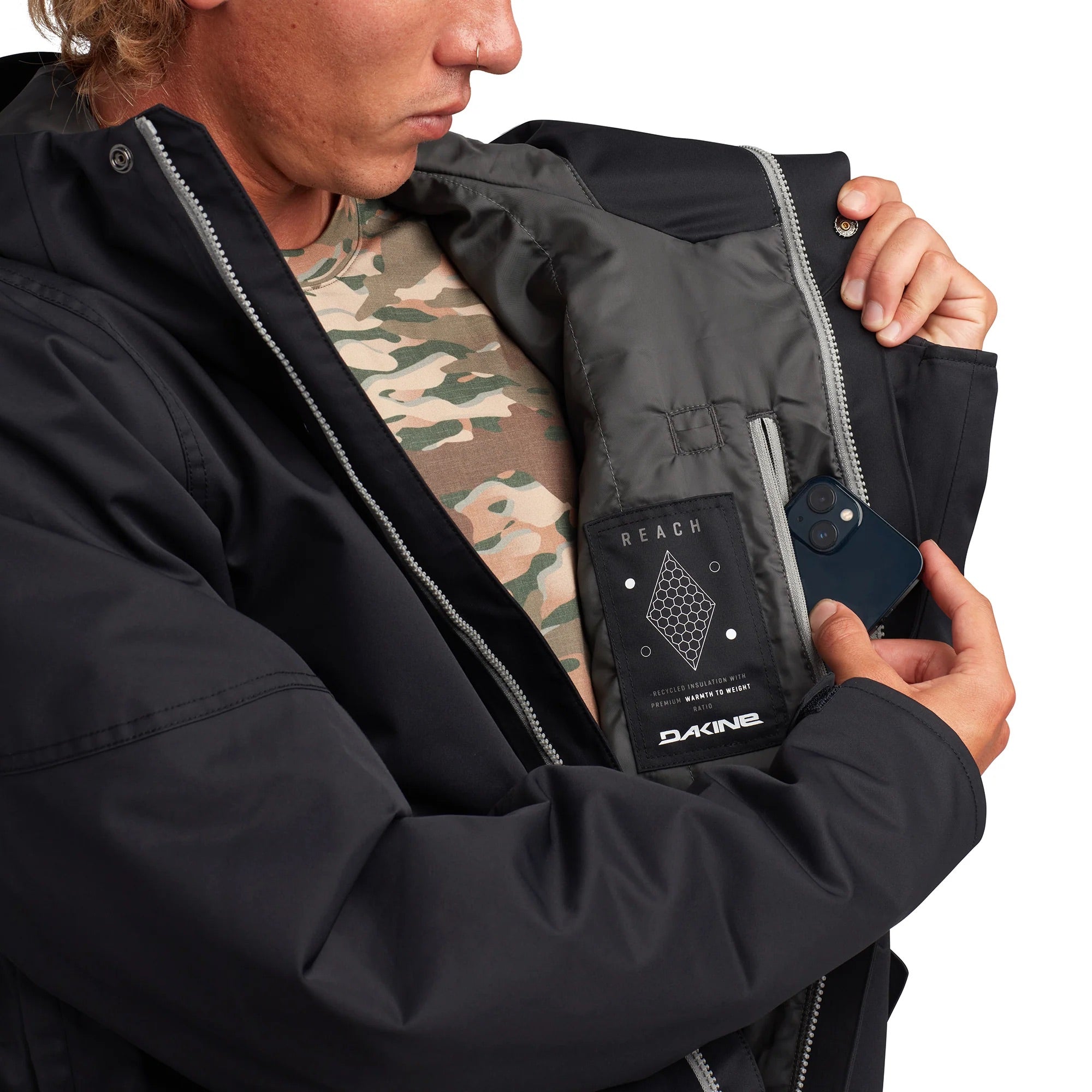 Dakine Reach 20k Insulated Parka - Black - Mens