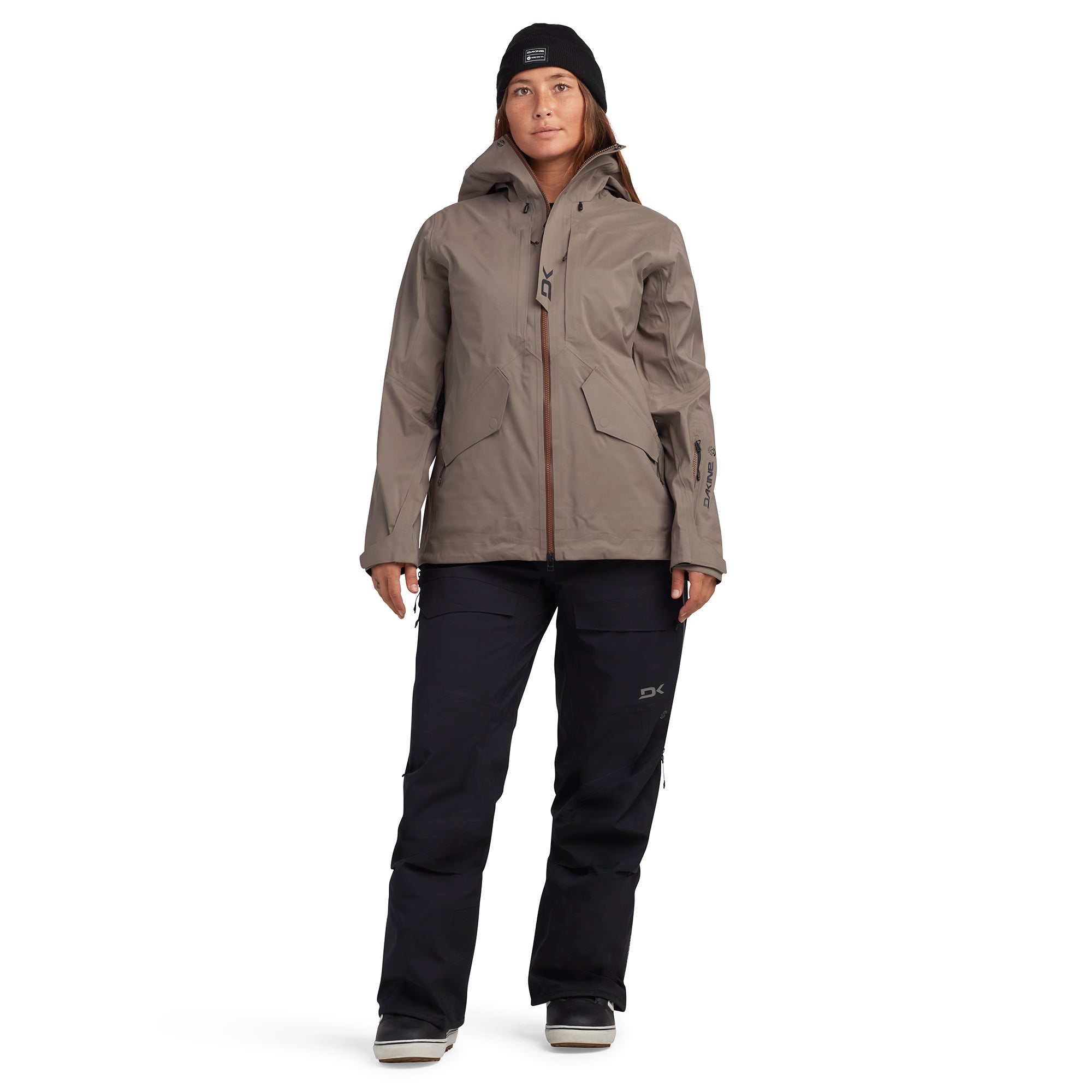 Dakine Sender Stretch 3L Jacket - Earth Gray - Womens