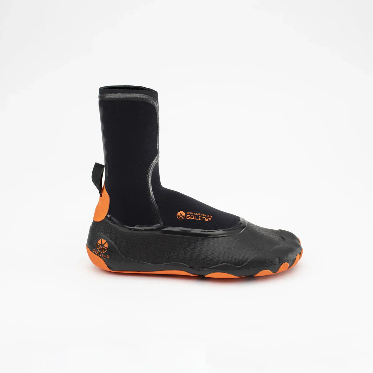 Solite 5mm Custom 2.0 Wetsuit Boots - Black / Orange