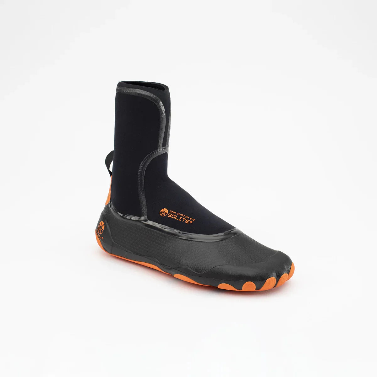 Solite 5mm Custom 2.0 Wetsuit Boots - Black / Orange