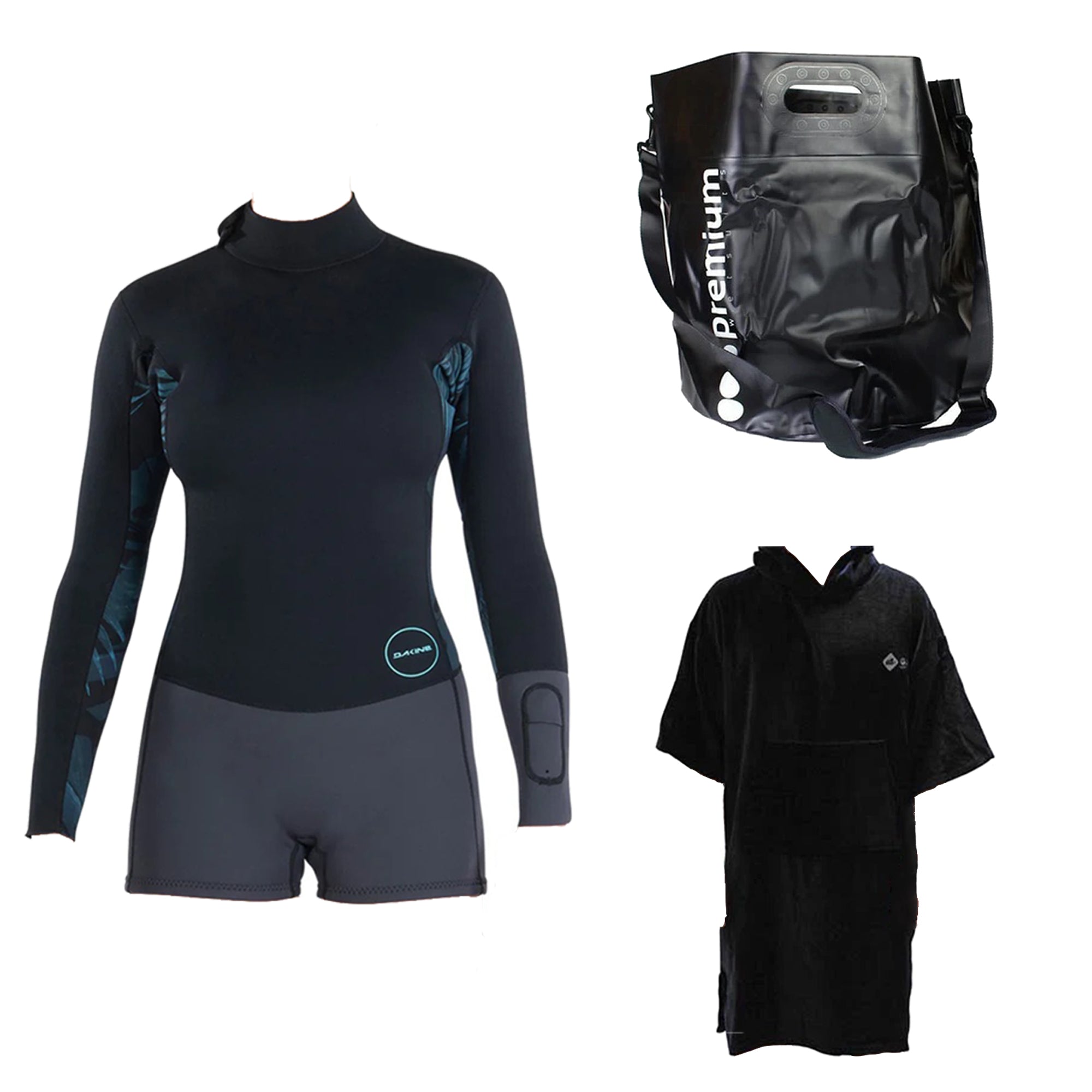 Sea Swimmer Kit - Springsuit, Bucket Bag & Robe