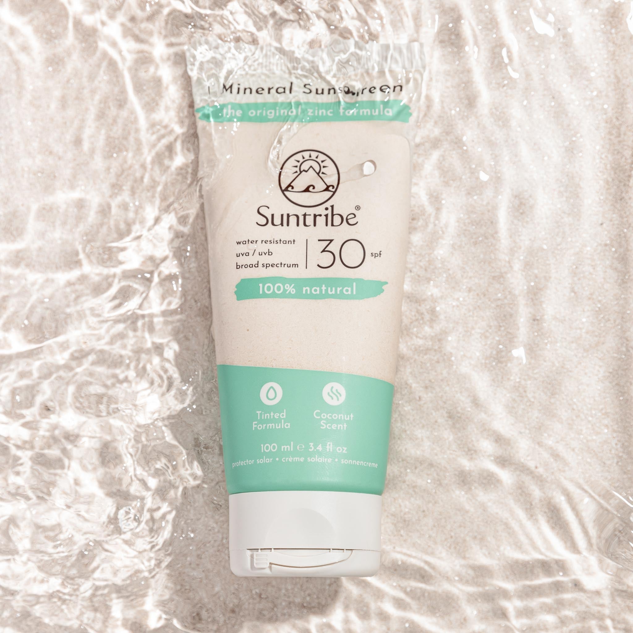 Suntribe All Natural Mineral Body & Face Sunscreen SPF 30 (100ml)