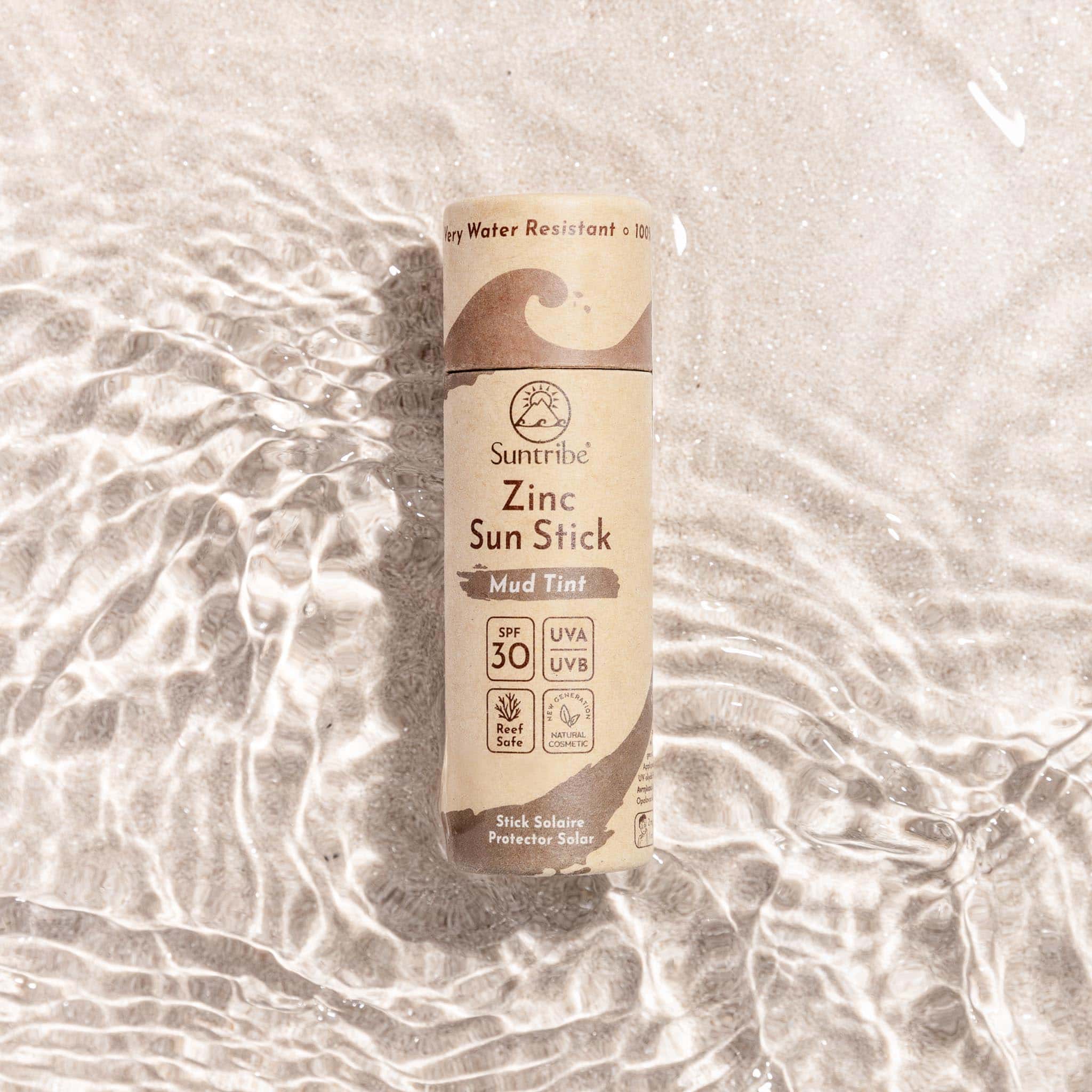 Suntribe Reef Safe Zinc Sun Stick - SPF 50 (Mud Tint)