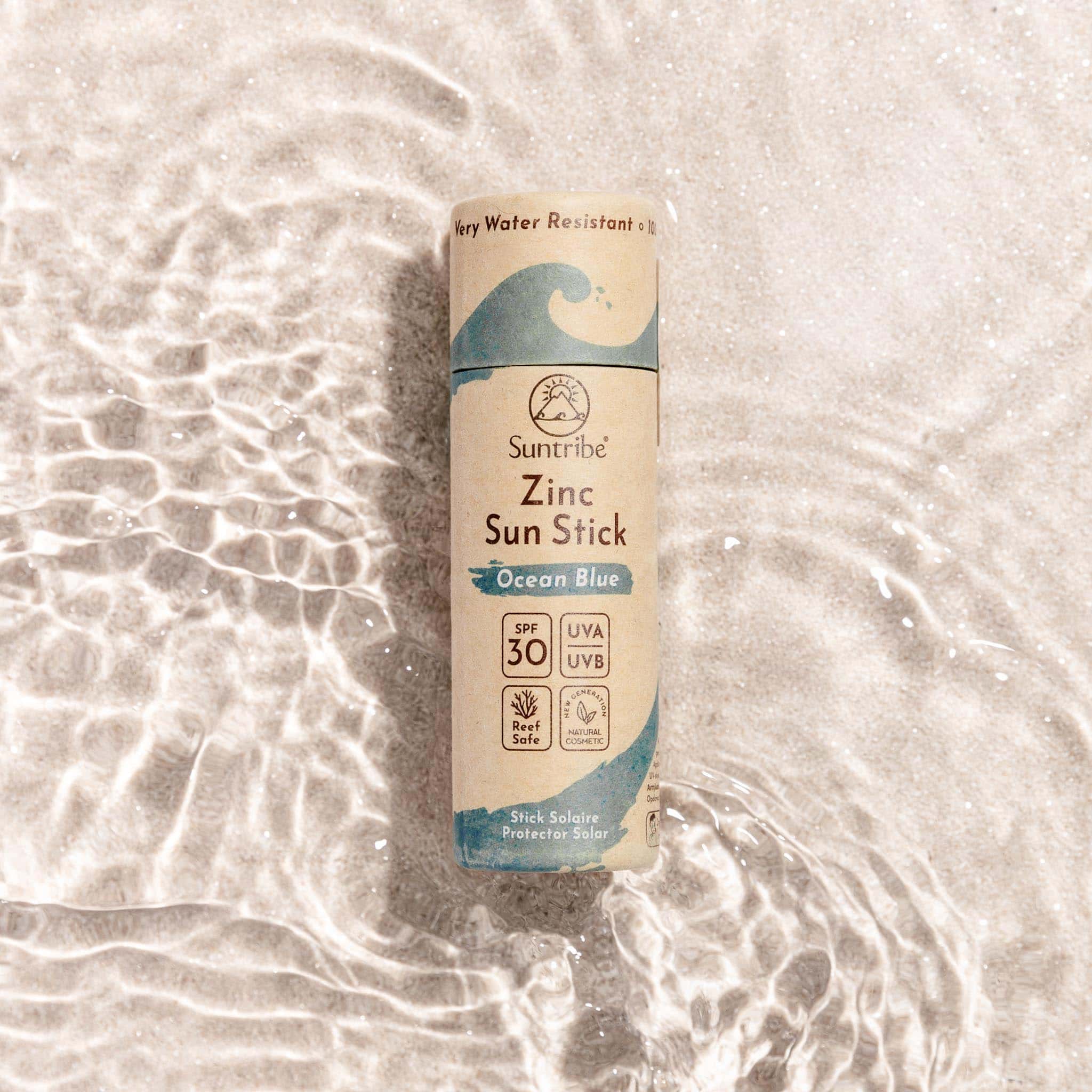 Suntribe Reef Safe Zinc Sun Stick - SPF 50 (Ocean Blue)