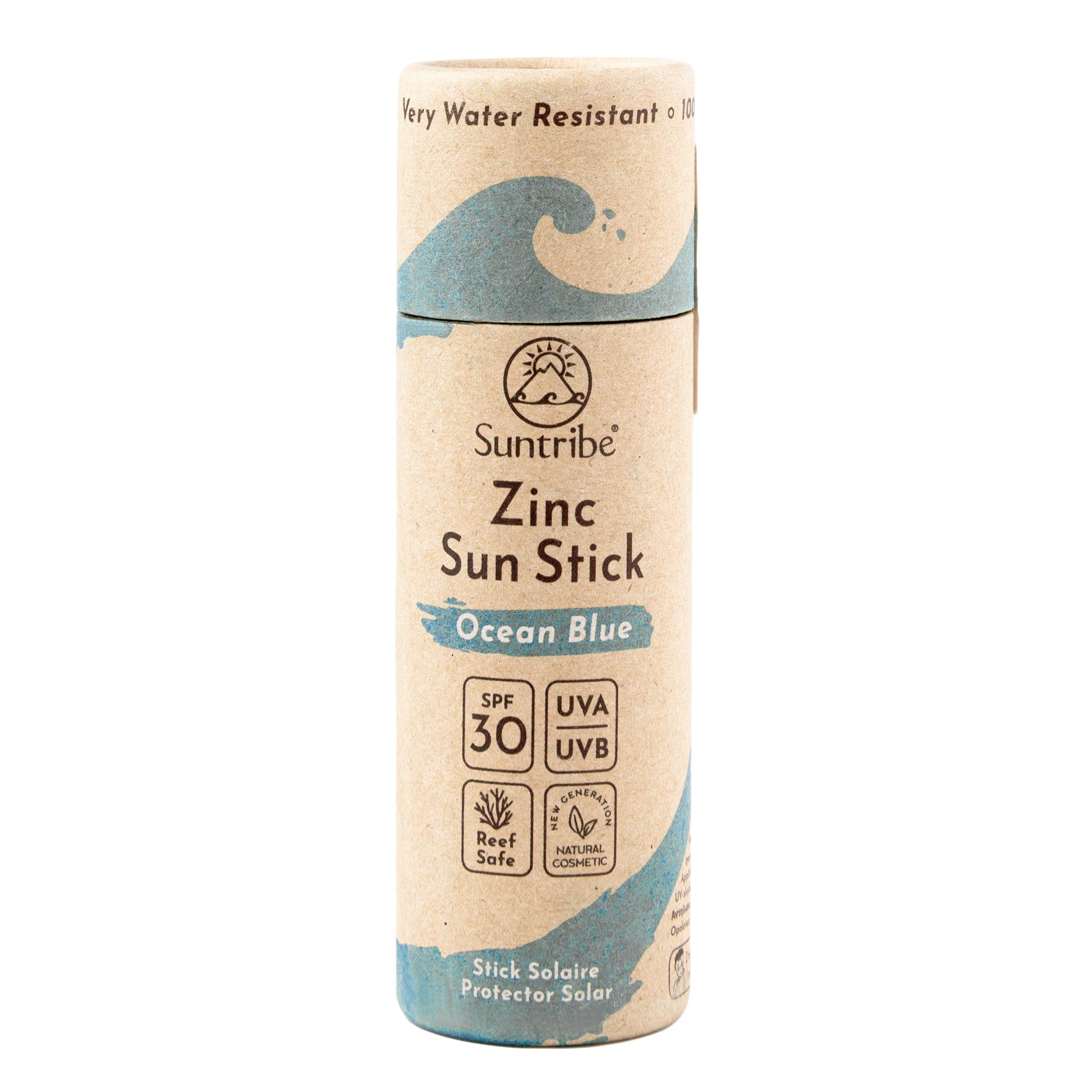 Suntribe Reef Safe Zinc Sun Stick - SPF 50 (Ocean Blue)