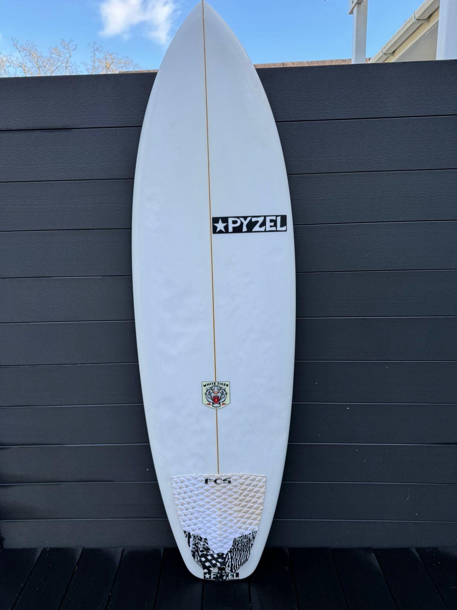 Ex-Demo Pyzel White Tiger PU Surfboard - 5'8"