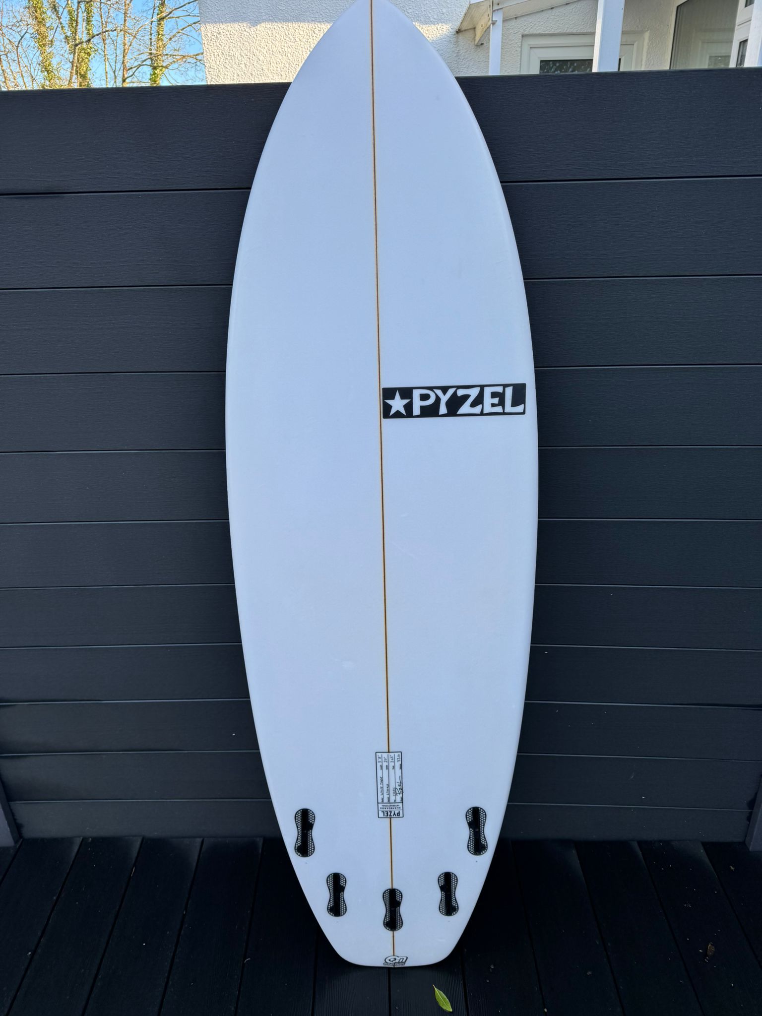 Ex-Demo Pyzel White Tiger PU Surfboard - 5'8"