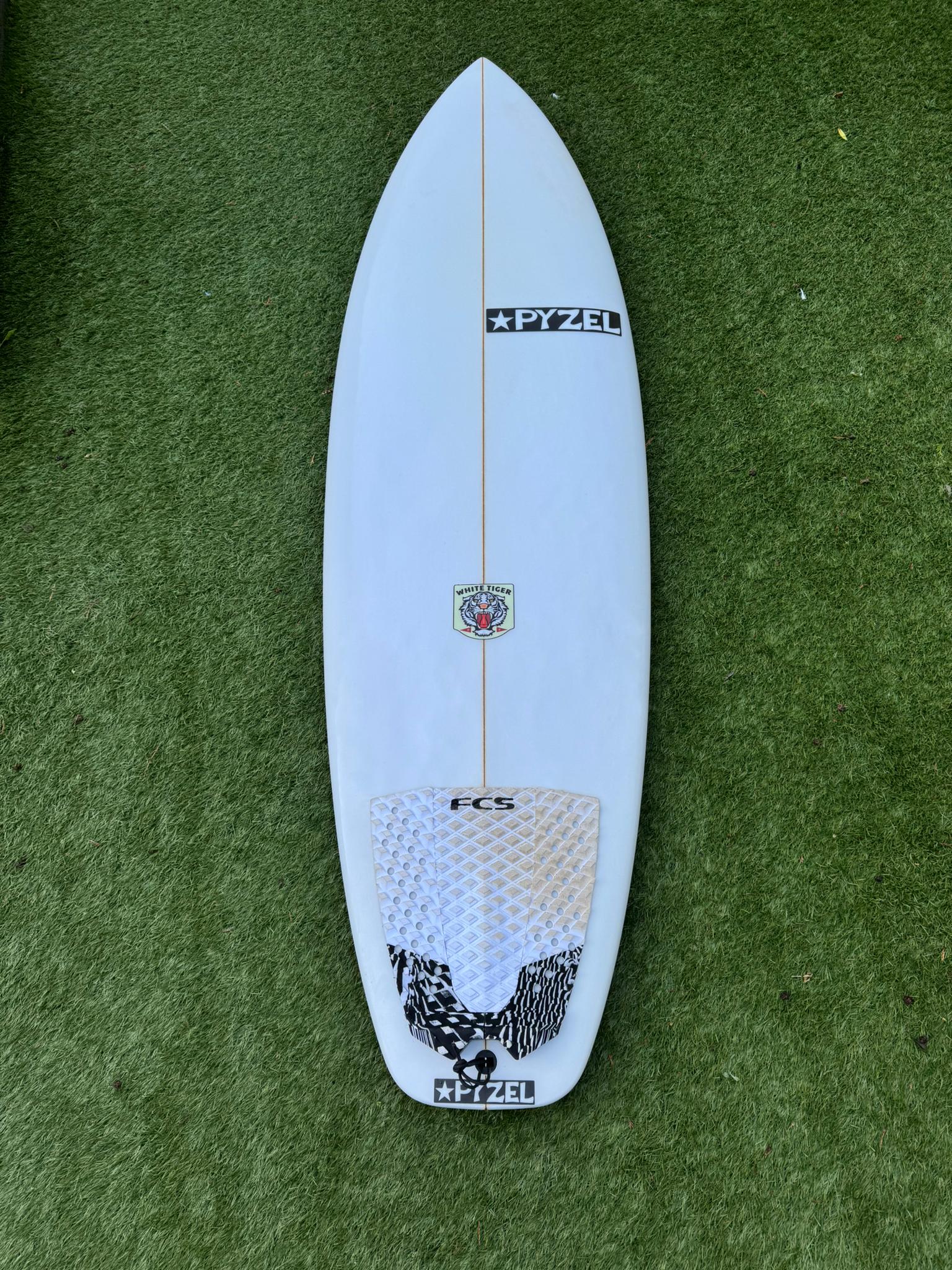 Ex-Demo Pyzel White Tiger PU Surfboard - 5'8"