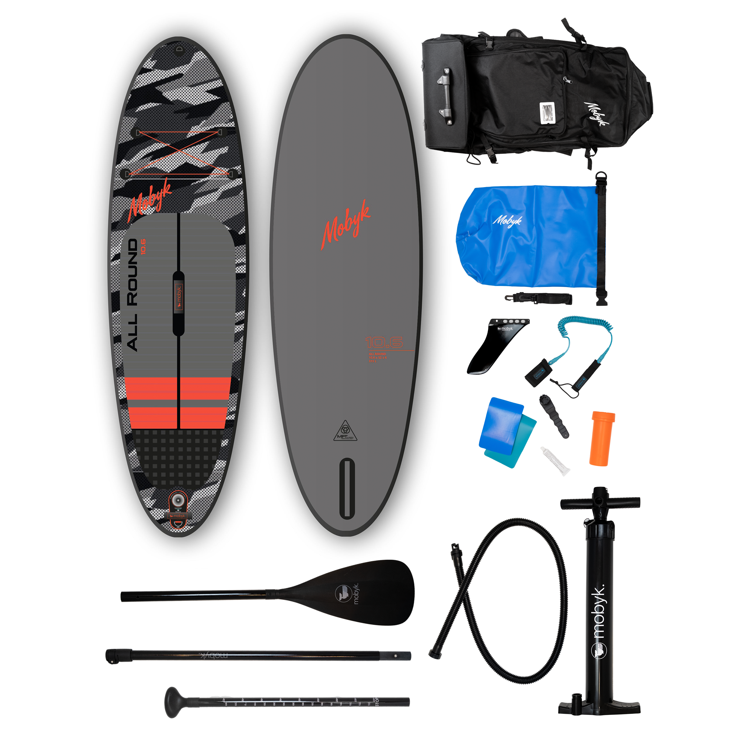 Mobyk 10'6 All Round SUP + Accessories Pack - Camo | SUPs | Mobyk