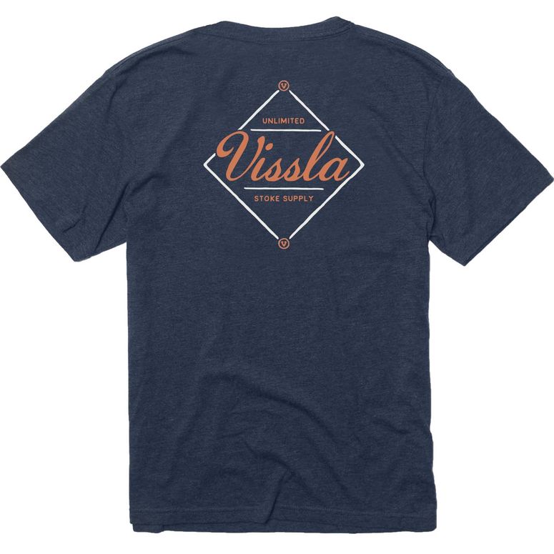 Vissla Strike Tee - Midnight Heather