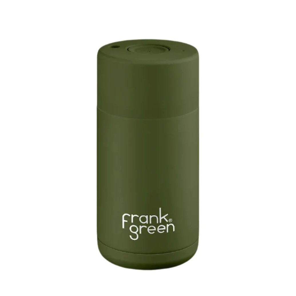 Frank Green Ceramic Reusable Cup 12oz/355ml - Khaki | Flasks | Frank Green