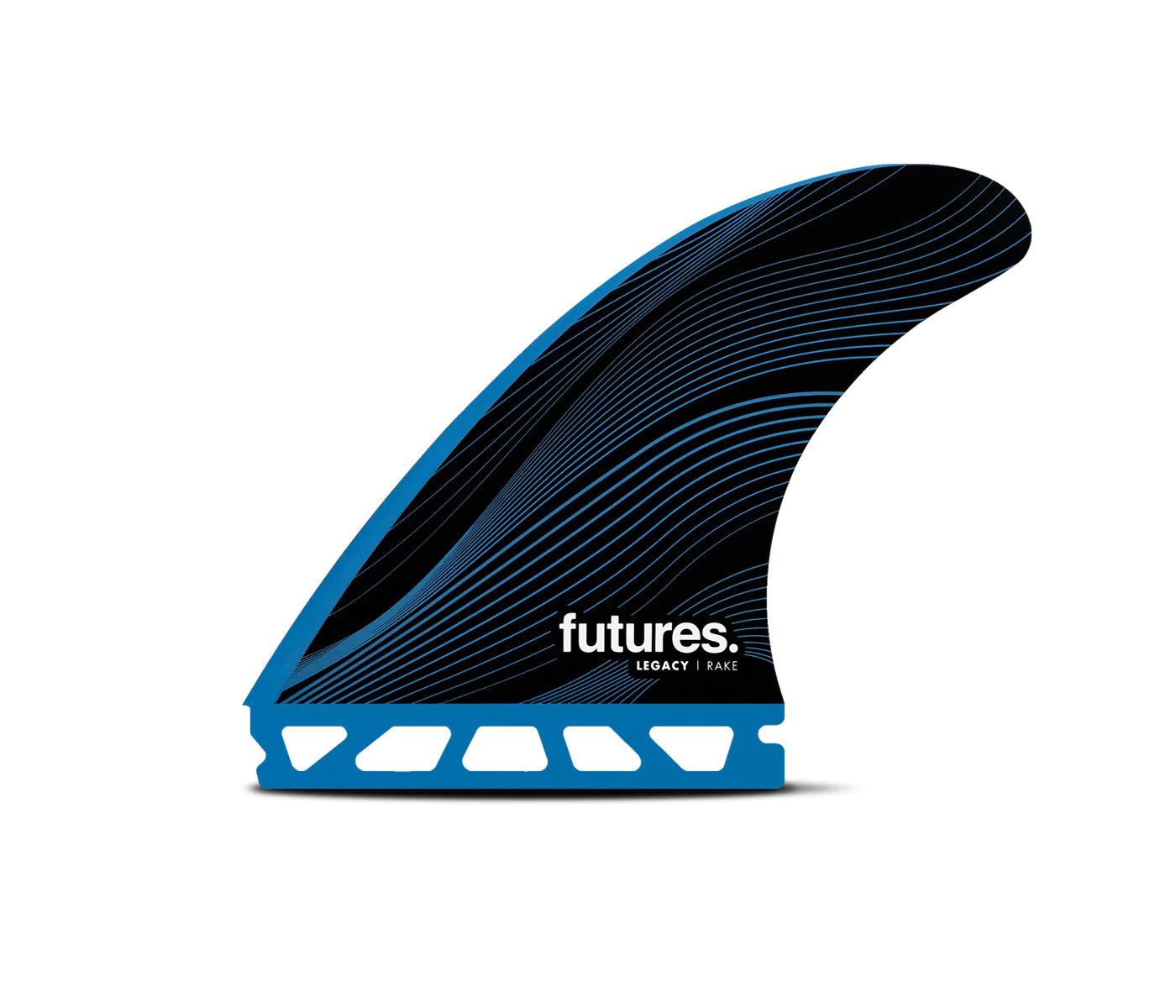 Futures R6 Legacy Honeycomb Tri Fin Set Medium - Teal / Black